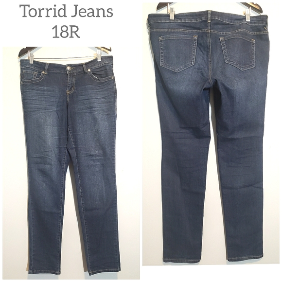 torrid Denim - Torrid Blue Straight Leg Jeans (18R)